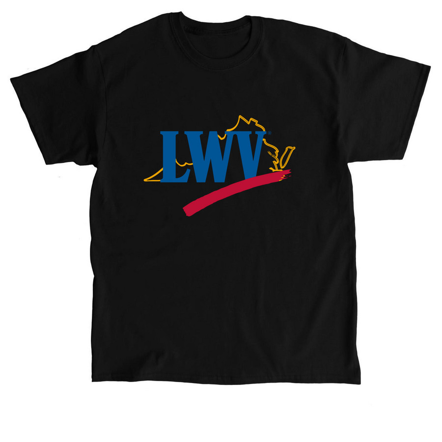 LWV of Virginia T-Shirt, a Black Classic Unisex Tee