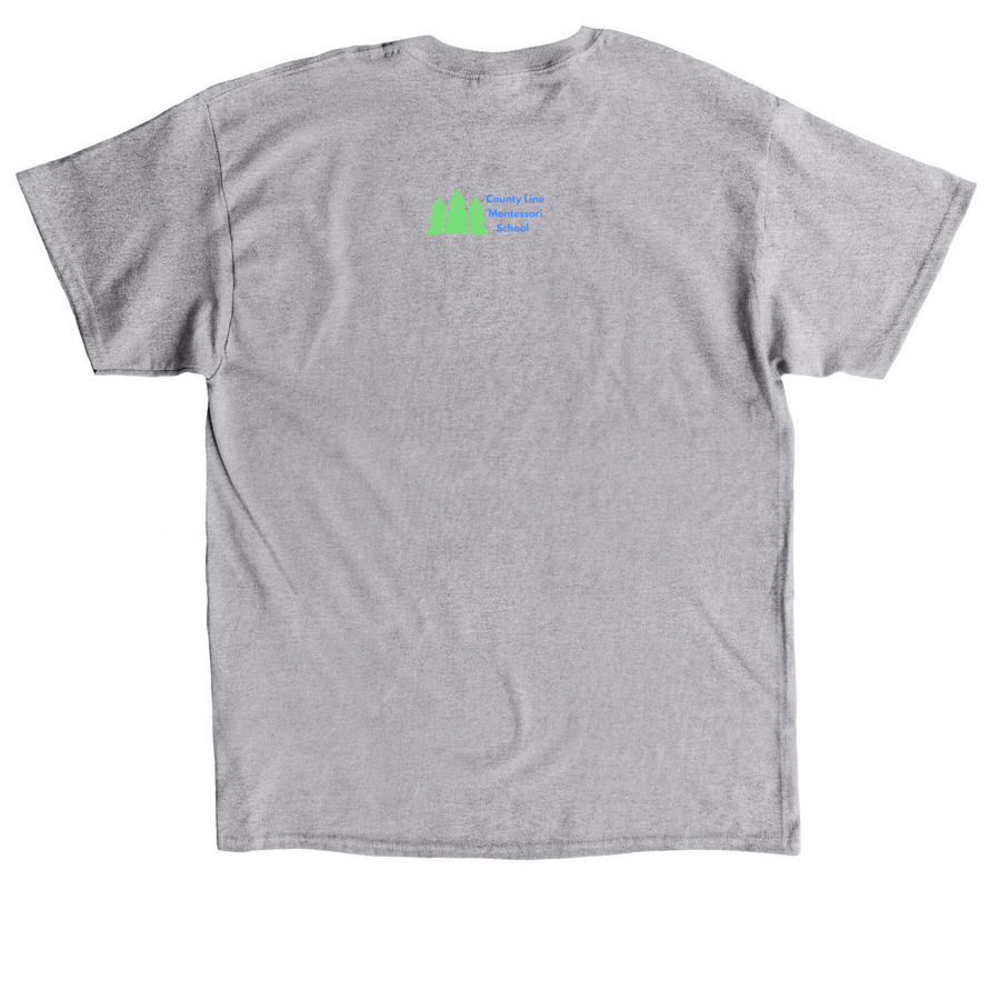 Meow!, a Sport Grey Classic Unisex Tee (back-view)