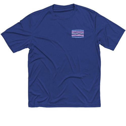 2026 Pride Lei Activewear Shirt, a True Royal Classic Performance Tee