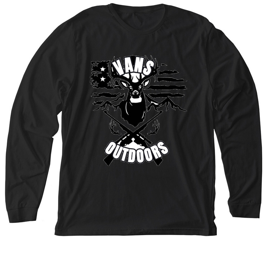 Long Sleve T's, a Solid Black Blend Premium Long Sleeve Tee
