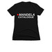Mandela Catalogue Logo, a Black Women's Slim Fit Tee