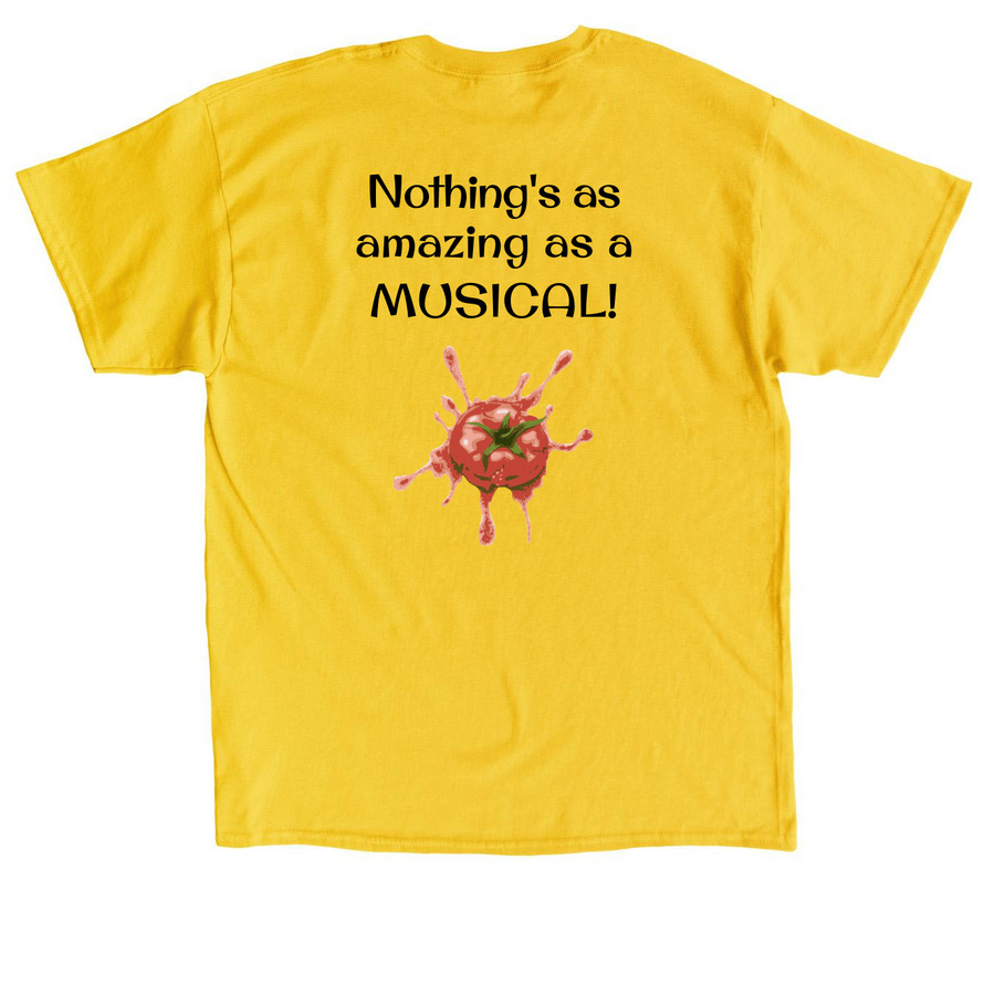 NCT's Something Rotten Jr., a Daisy Classic Unisex Tee (back-view)