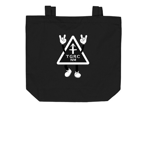 Rock & Roll TGRC Totes, a Black Organic Cotton Tote Bag