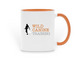 Wild Canine Training - Logo Mug, a Orange Two-Tone Ceramic Mug