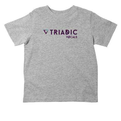 Toddler Triadic Tee, a Heather Toddler Tee