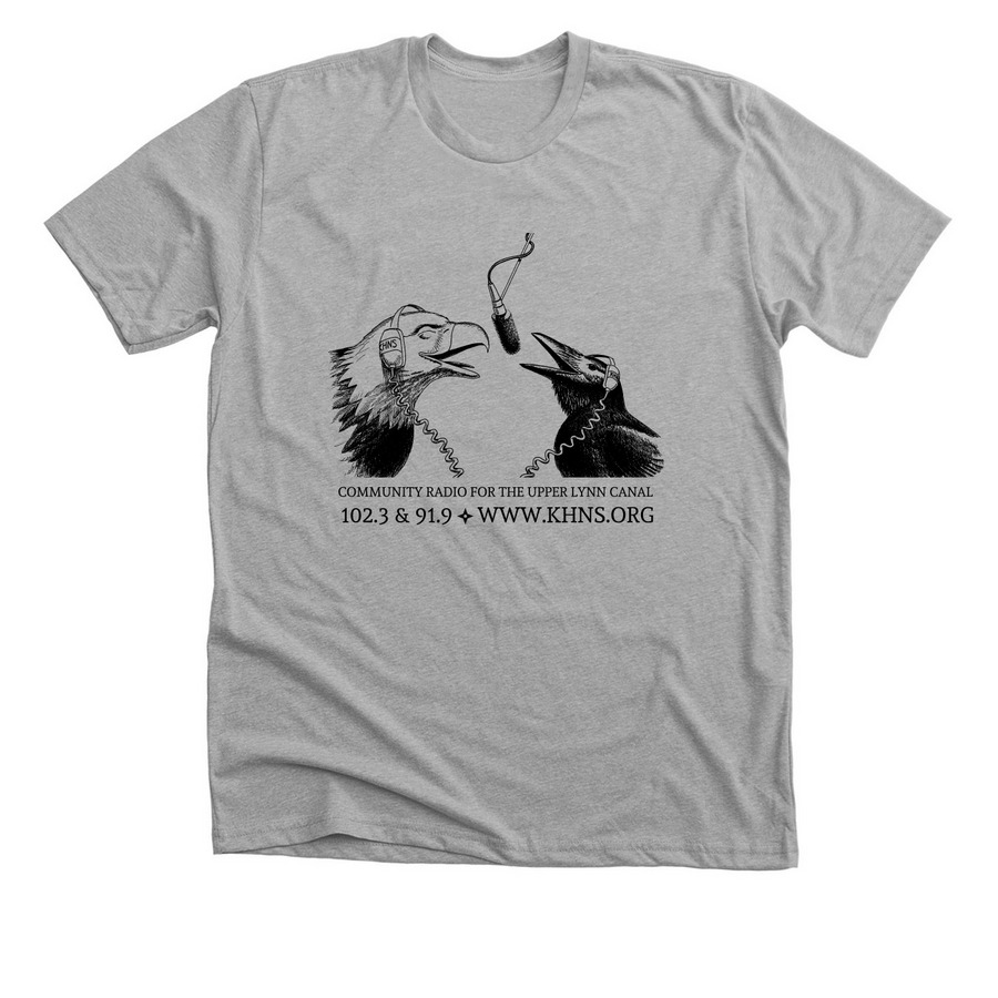 Community Radio, a Athletic Heather Premium Unisex Tee