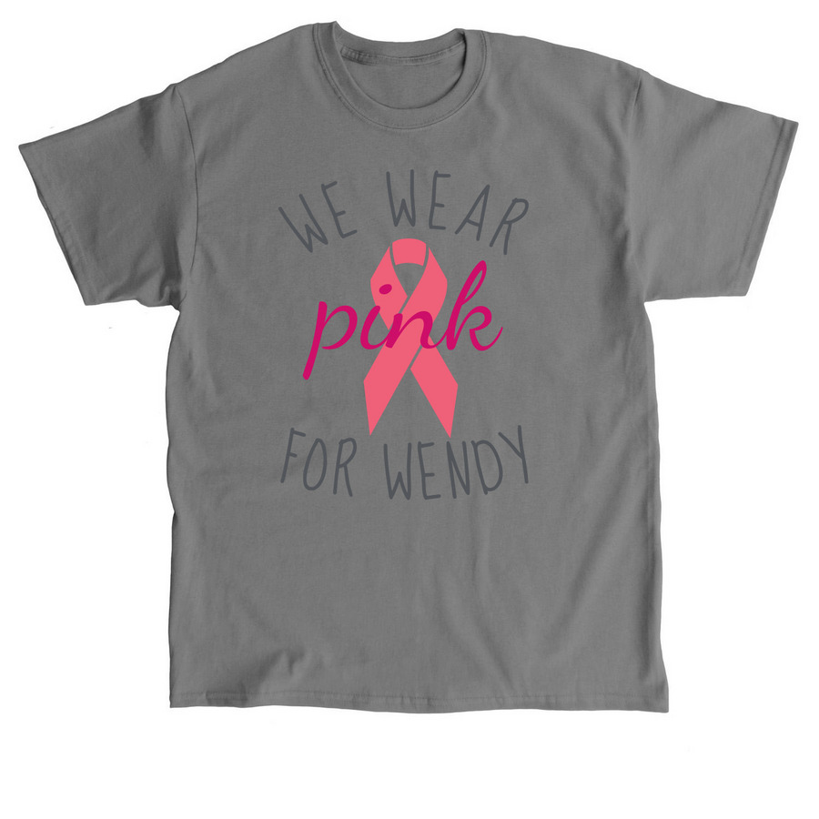 Support Wendy's Journey with Breast Cancer, a Charcoal Classic Unisex Tee