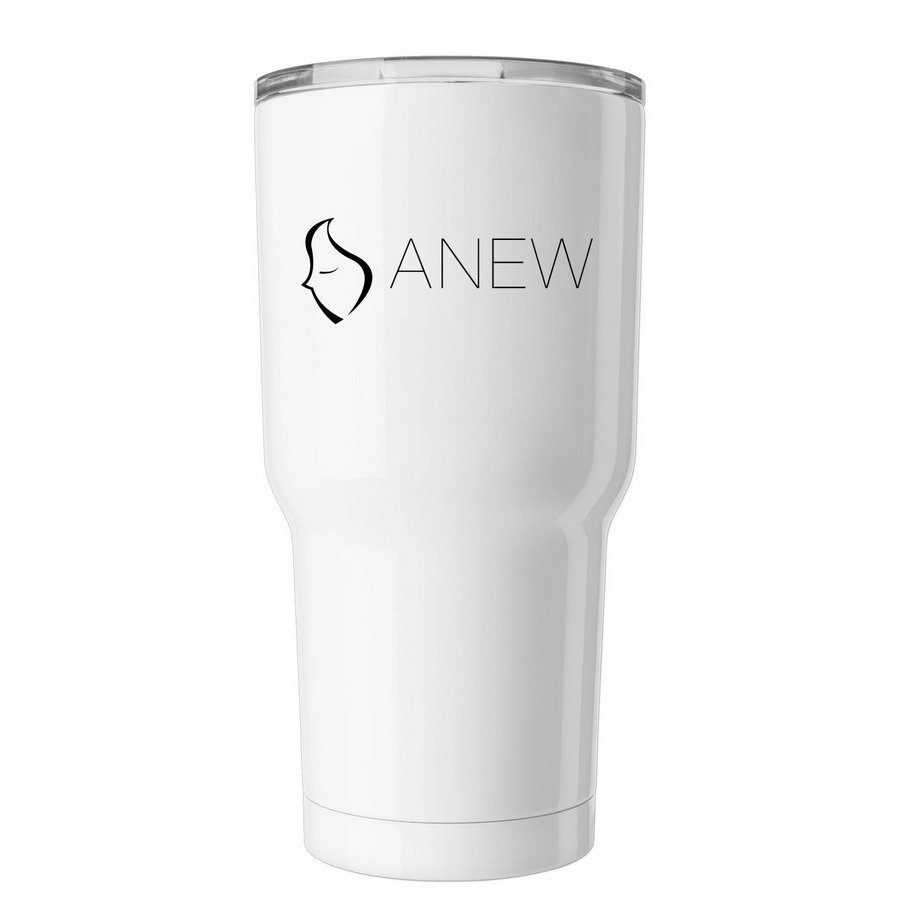 Tumbler, a White Insulated Tumbler