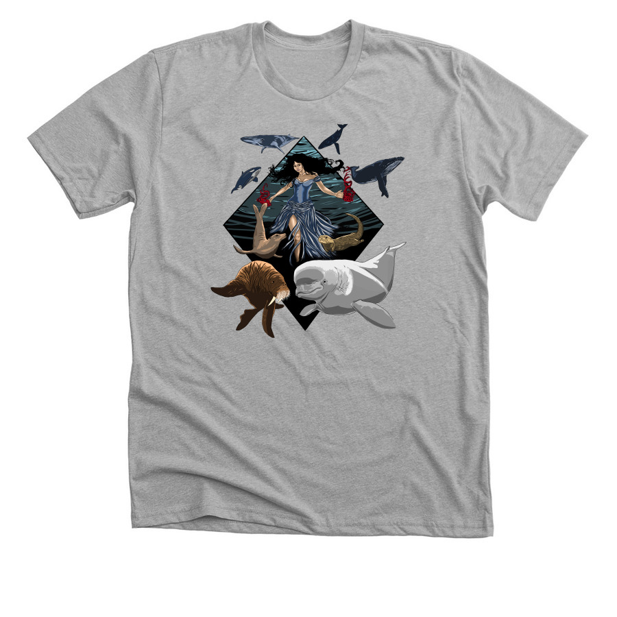 Sedna, a Athletic Heather Premium Unisex Tee