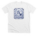 Blue Willow Beagle Tee, a Solid White Blend Premium Unisex Tee