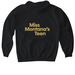 In a Teen Crown, a Black Gildan Softstyle Pullover Hoodie (back-view)