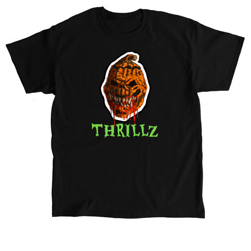 THRILLZ - HARVEST OF HORROR, a Black Classic Unisex Tee