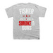 Team Fisher - Fighting with Fire, a Sport Grey Youth Unisex Tee (back-view)