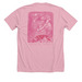 Track-a-lackin, a Heather Pink Premium Unisex Tee (back-view)