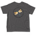 Toddler Tee, a Charcoal Toddler Tee (back-view)
