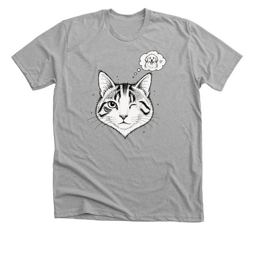 Helium & Dandi&nbsp;, a Athletic Heather Premium Unisex Tee