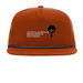 ARK Line Cook Hat, a Dark Orange/ Black Printed Umpqua Snapback Cap