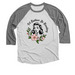 I'd Rather Be Reading, a Premium Heather and Heather White 3/4 Sleeve Baseball Tee