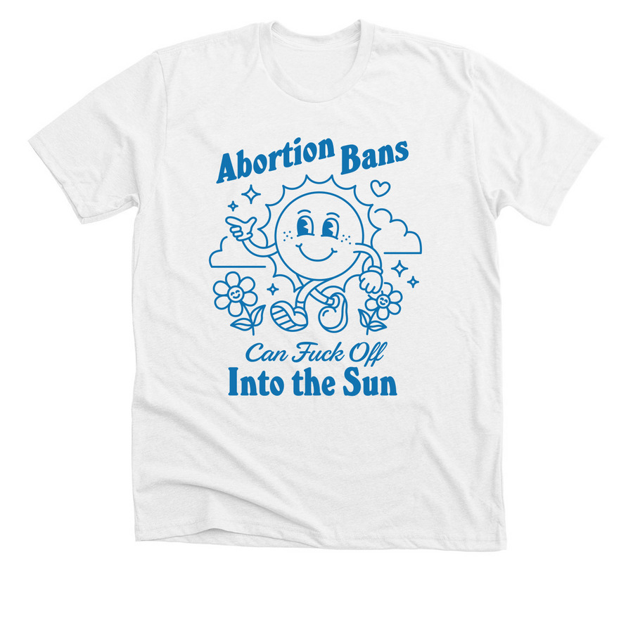 Sunny Day, a Solid White Blend Premium Unisex Tee