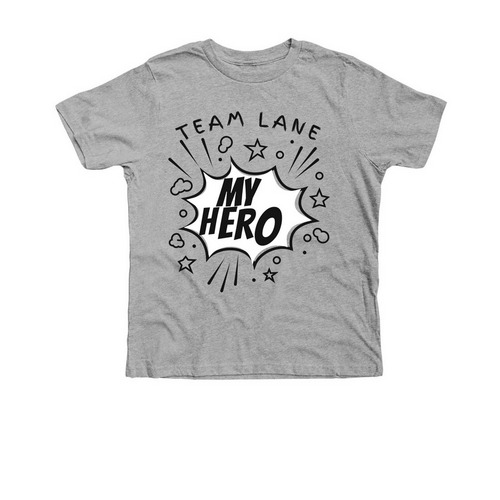 Team Lane, a Athletic Heather Premium Youth Tee