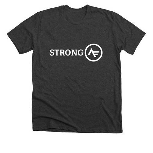 Arkitect Fitness Barbell Club, a Dark Grey Heather Premium Unisex Tee