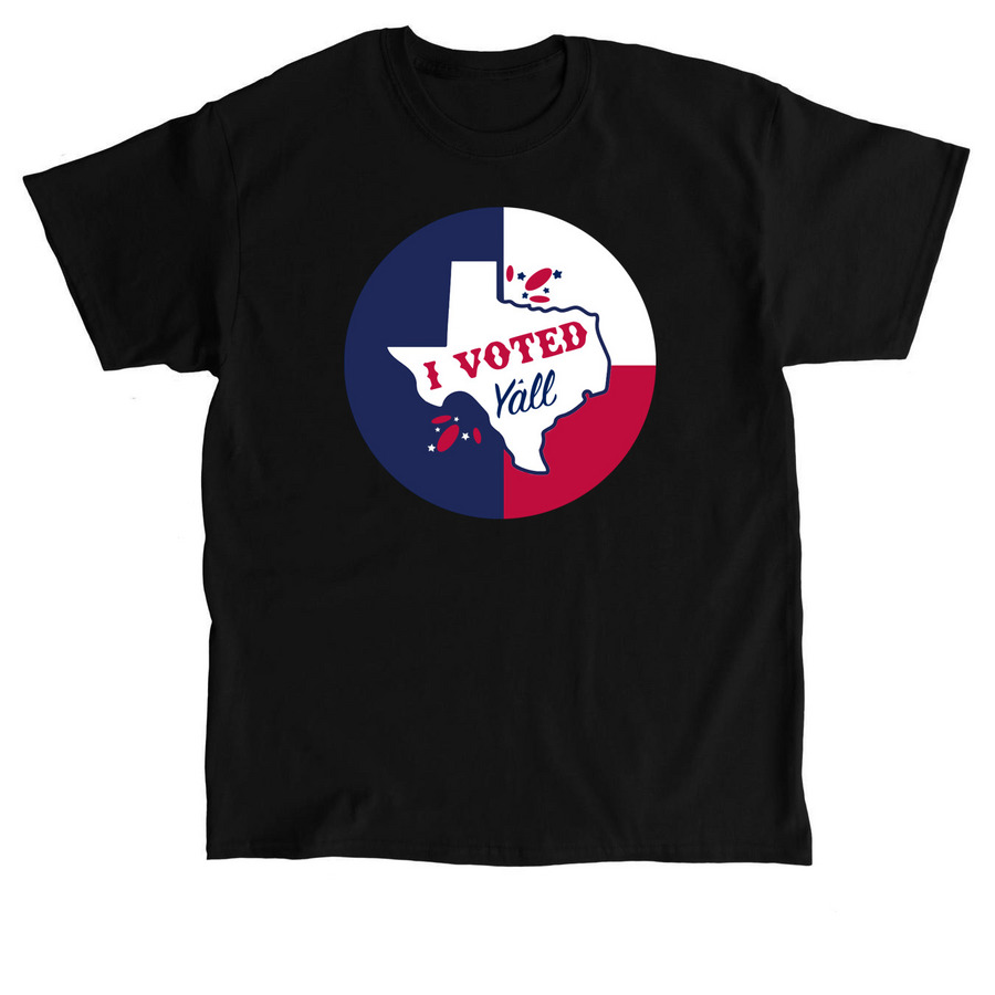 I Voted Yall, a Black Classic Unisex Tee