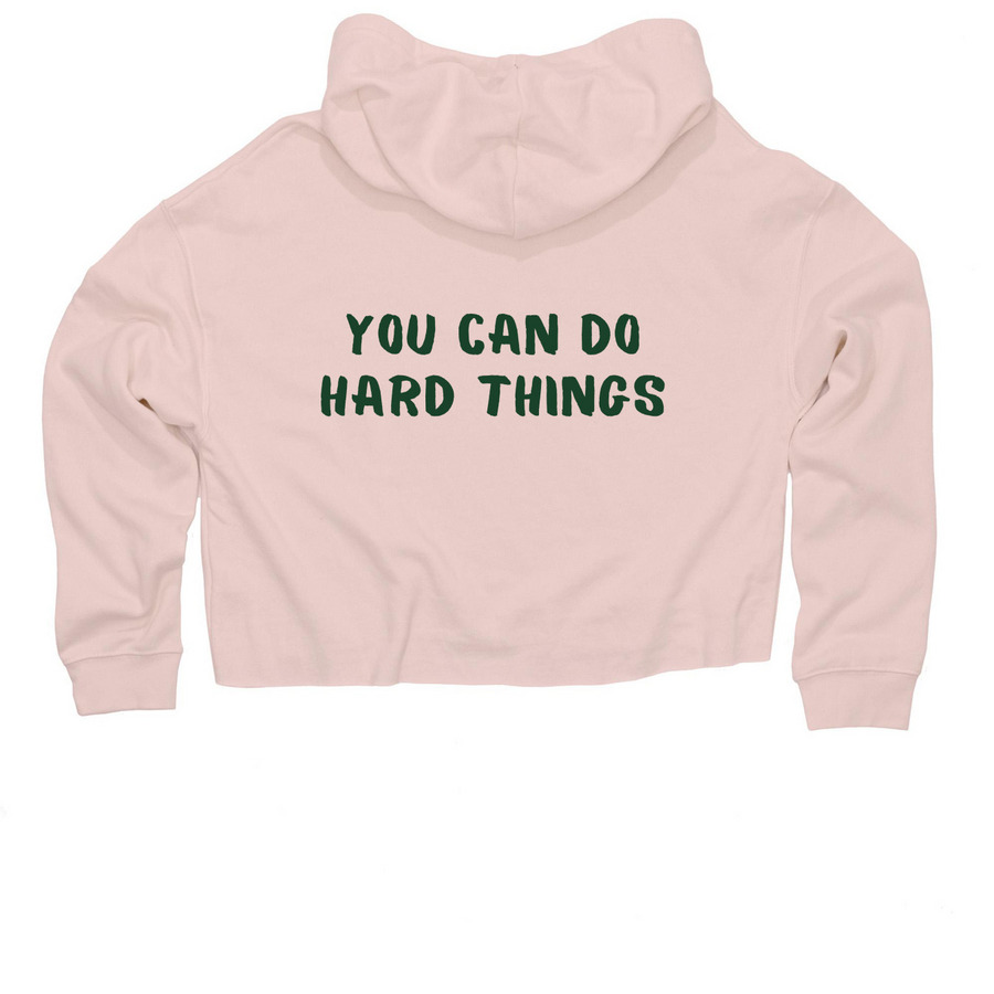 Summer 2026 Shirt- Adult- Sweatshirts, a Blush Women?s Lightweight Cropped Hoodie (back-view)
