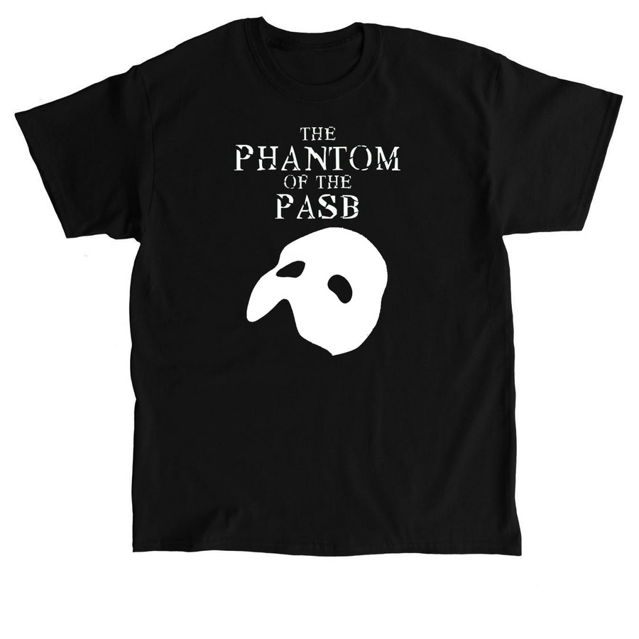 PASB on Broadway Phantom!, a Black Classic Unisex Tee