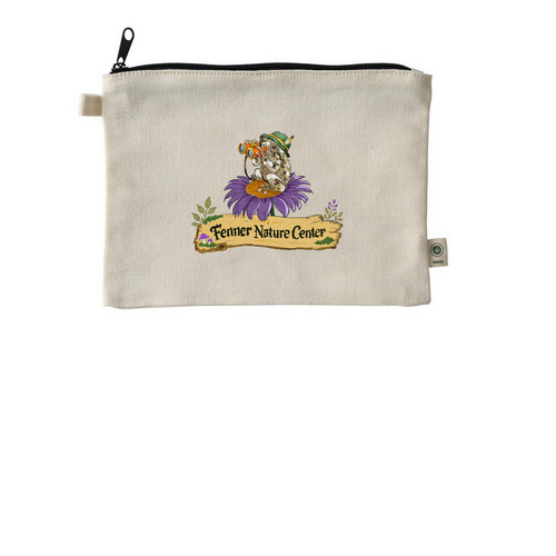 Giving Back to Fenner, a Natural 9"x7" Hemp Blend Pouch
