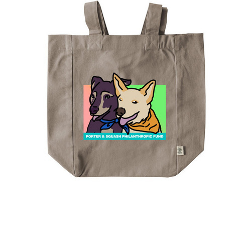 P&S Tote Bag, a Pumice Recycled Cotton Tote Bag