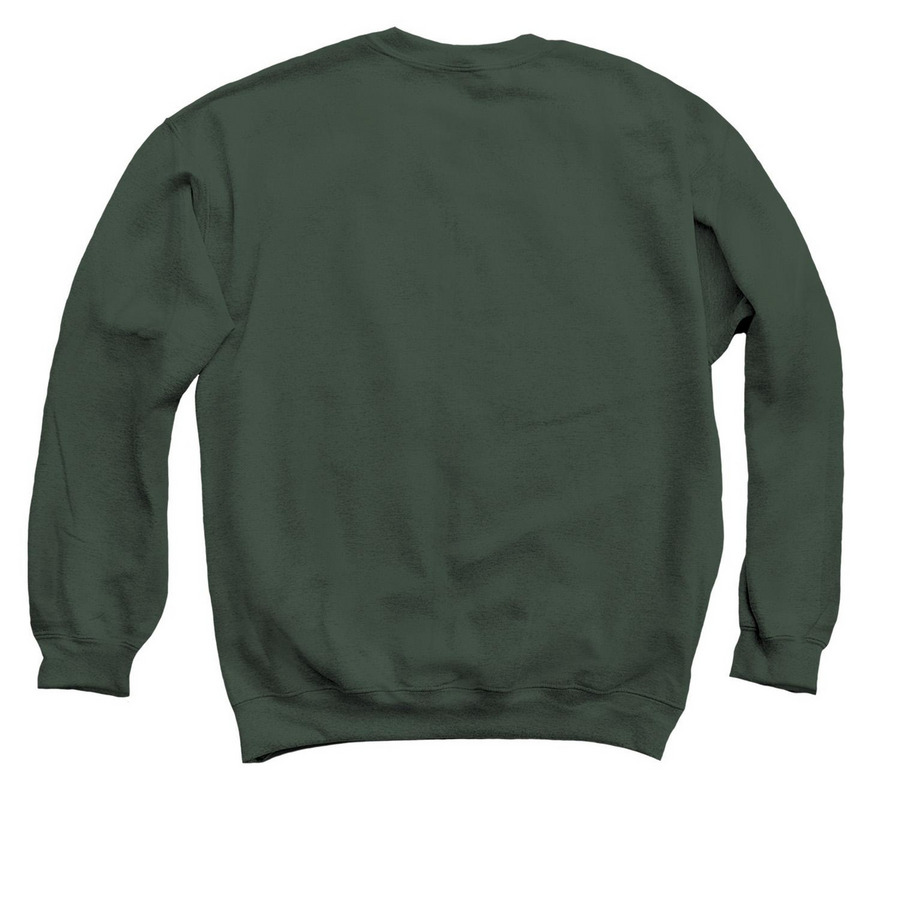 HINENI aleph, a Forest Crewneck Sweatshirt (back-view)