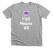 Y'all Means All, a Athletic Heather Premium Unisex Tee