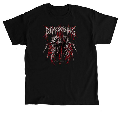 ZRVANI & Buried Emotions Demonising design, a Black Classic Unisex Tee
