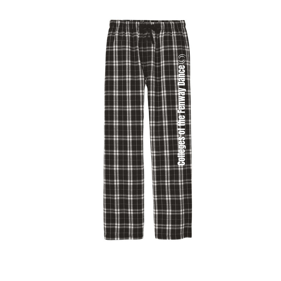 COF Dance PJ Pants, a Black Flannel Pajama Pant