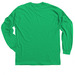 White Logo Long Sleeve Ts, a Irish Green Classic Long Sleeve Tee (back-view)