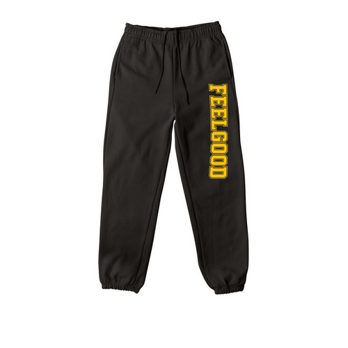 FeelGood Sweats Gold, a Black Premium Heavyweight Jogger