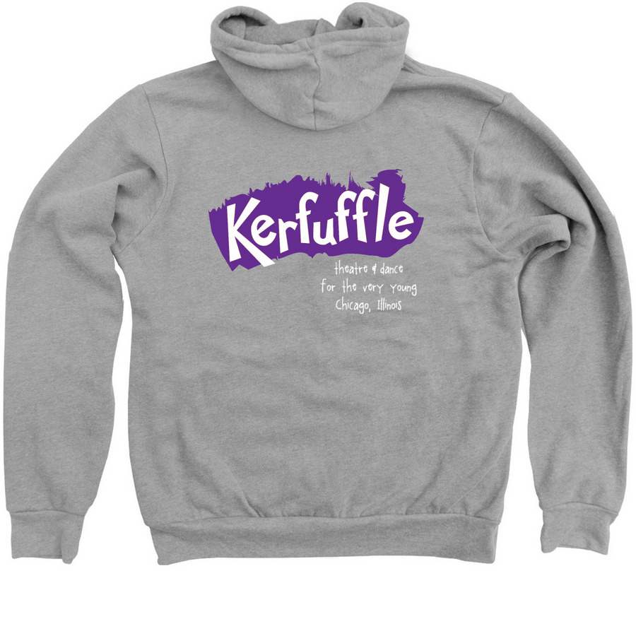 Fall Zip Ups, a Athletic Heather Zip Up Hoodie (back-view)