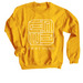OPTICAL PERSPECTIVE, a Gold Crewneck Sweatshirt