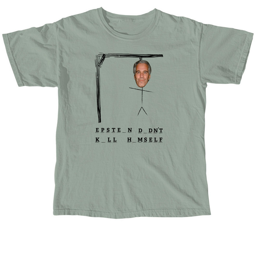 Epstein Hangman Game Shirt, a Bay Comfort Colors Unisex Tee