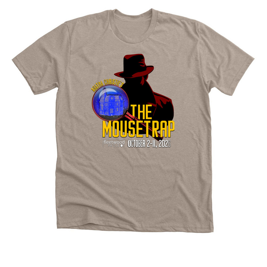 The Mousetrap, a Heather Stone Premium Unisex Tee