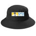 Bucket Hat, a Black Printed UV Bucket Hat
