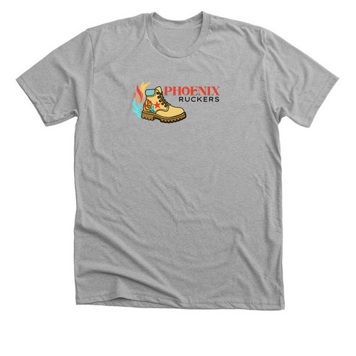 Phoenix Ruckers, a Athletic Heather Premium Unisex Tee