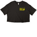 High Fructose Corn Sweat, a Black Women?s Cropped Cotton Tee