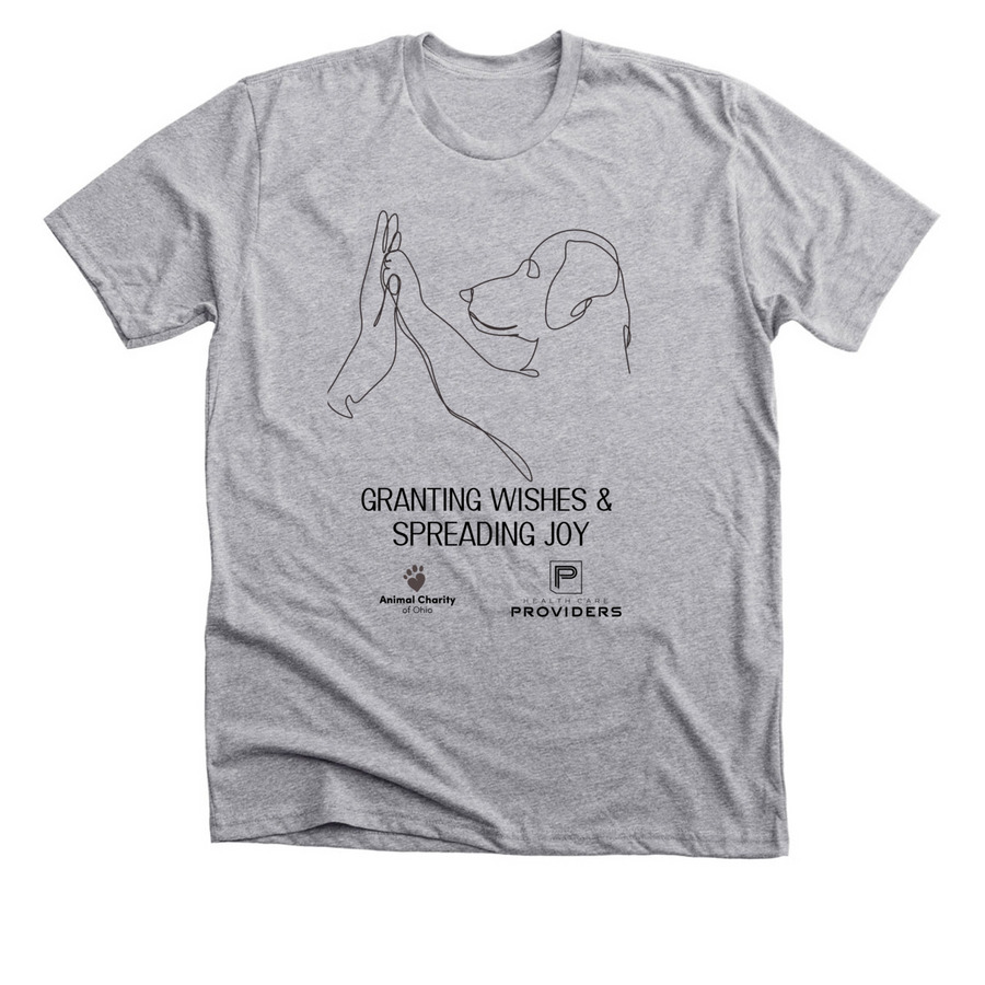 Health Care Providers Wishes, a Athletic Heather Premium Unisex Tee