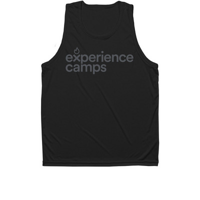 Unisex Performance Tank, a Black Unisex Performance Tank