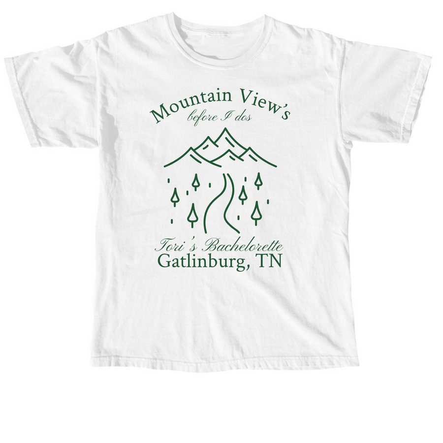 Tori?s Bachelorette&nbsp;, a White Comfort Colors Unisex Tee