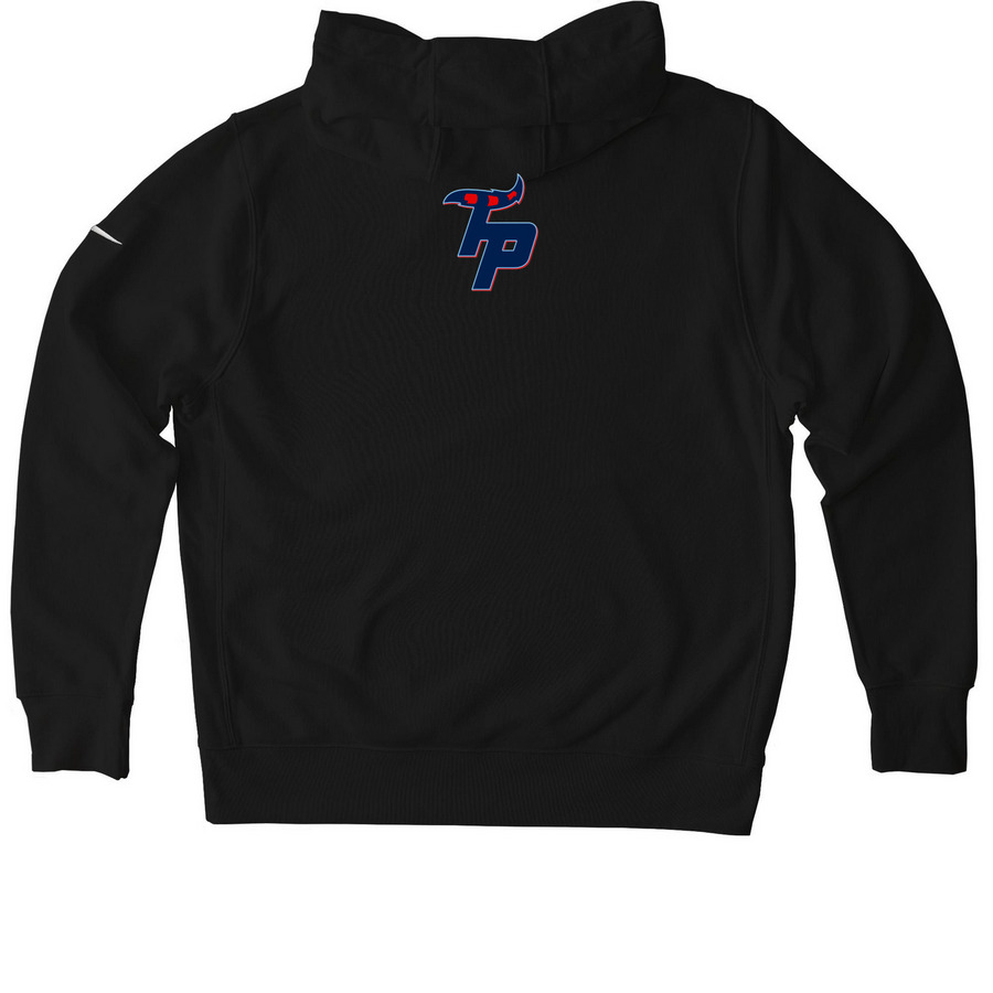 Trash pandas&nbsp;, a Black Nike Club Fleece Pullover Hoodie (back-view)