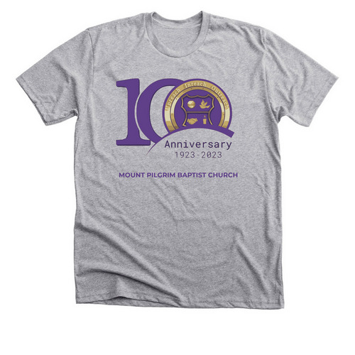100th Year T-Shirt, a Athletic Heather Premium Unisex Tee