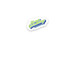 Always Over Reacting Sticker, a White Kiss Cut Sticker