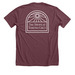 "The Shops @ Tohono Chul" Tees, a Heather Maroon Premium Unisex Tee (back-view)